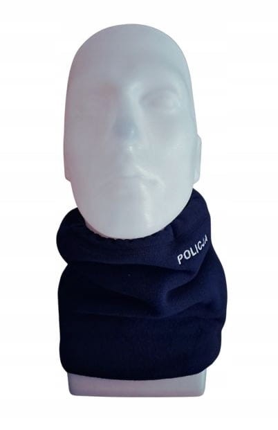 Komin zimowy Policja granatowy