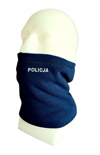 Komin zimowy Policja granatowy