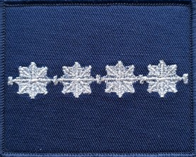 Dystynkcja na softshell Policja - aspirant sztabowy