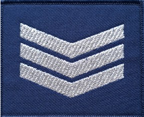 Dystynkcja na softshell Policja -  sierżant sztabowy