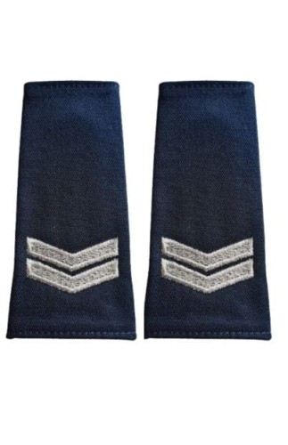 Pagony (pochewki) granatowe Policji - starszy sierżant