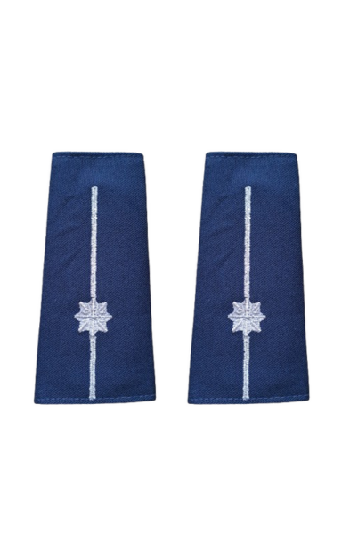 Pagony (pochewki) granatowe Policji - młodszy aspirant