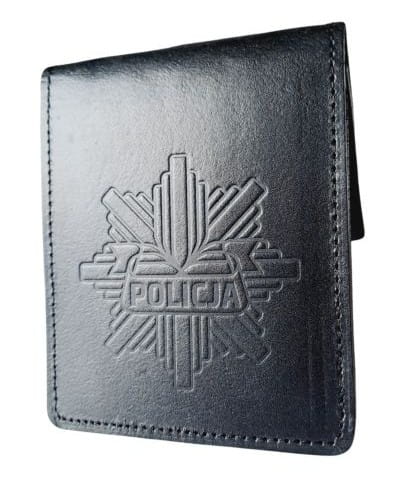 Etui skórzane na legitymacje  Policja