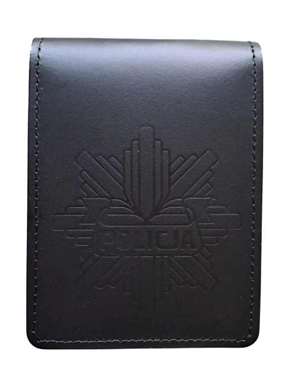 Etui skórzane na legitymację policyjną - gwiazda