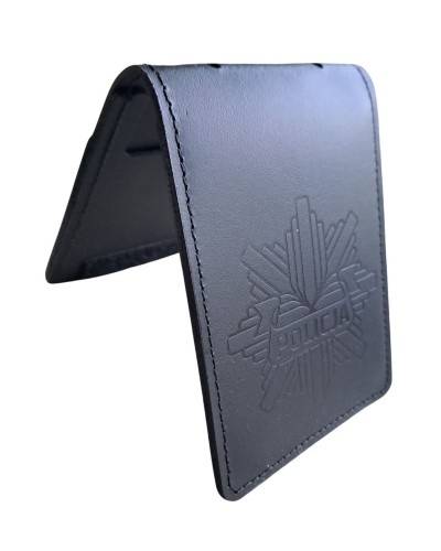 Etui skórzane na legitymację policyjną - gwiazda