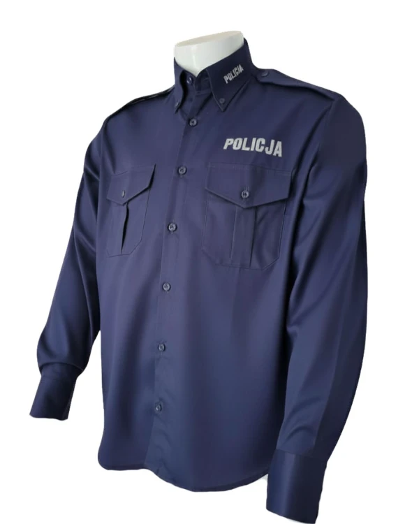koszula służbowa policyjna bawełniana