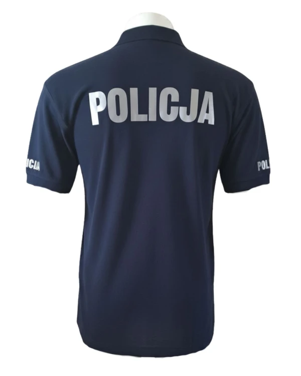 Koszulka policyjna polo PREMIUM. Regulaminowa. Bawełniana